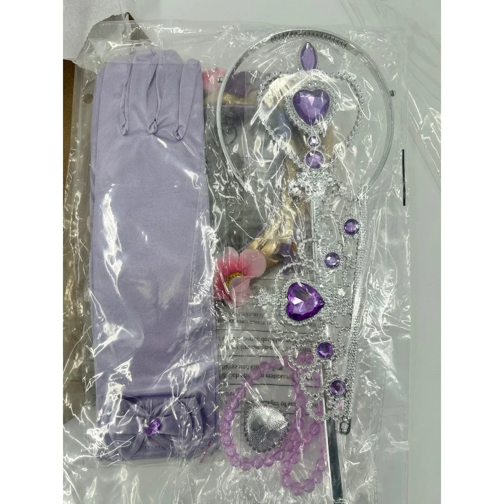 Spooktacular Creations Pink Princess Costume 6-piece Set Girls Small 5-7